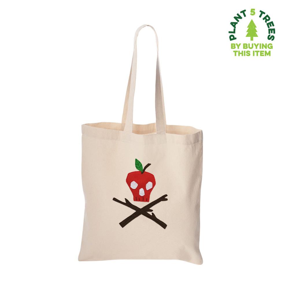 Poison Apple  - Ivory Tote Bag- mi cielo x Donald