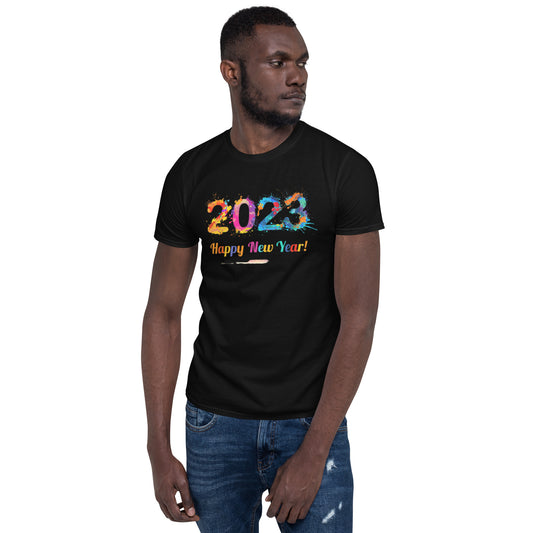 Happy New Year 2023: Short-Sleeve Unisex T-Shirt
