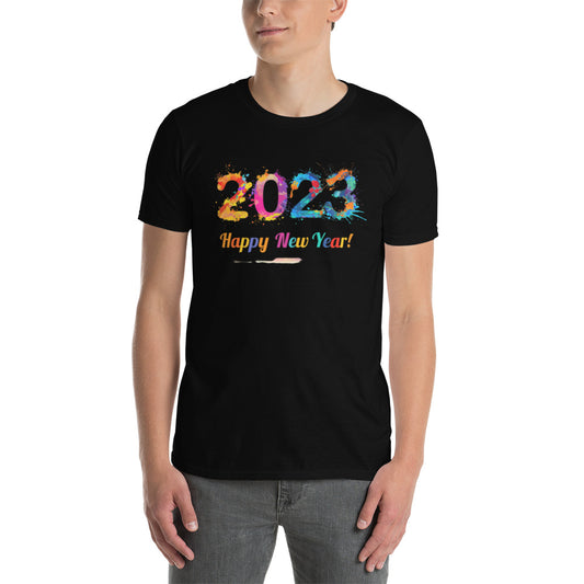 Happy New Year 2023: Short-Sleeve Unisex T-Shirt