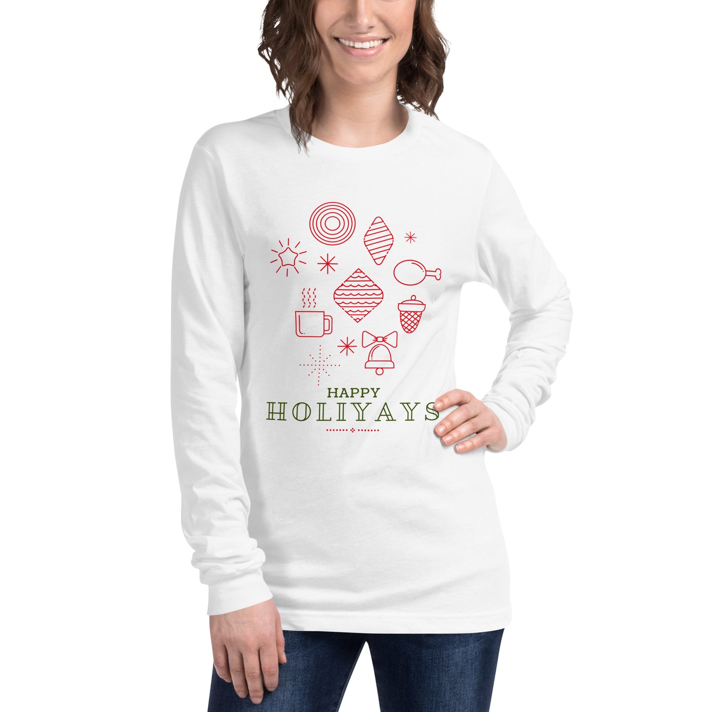 Happy Holidays - Unisex Long Sleeve Tee